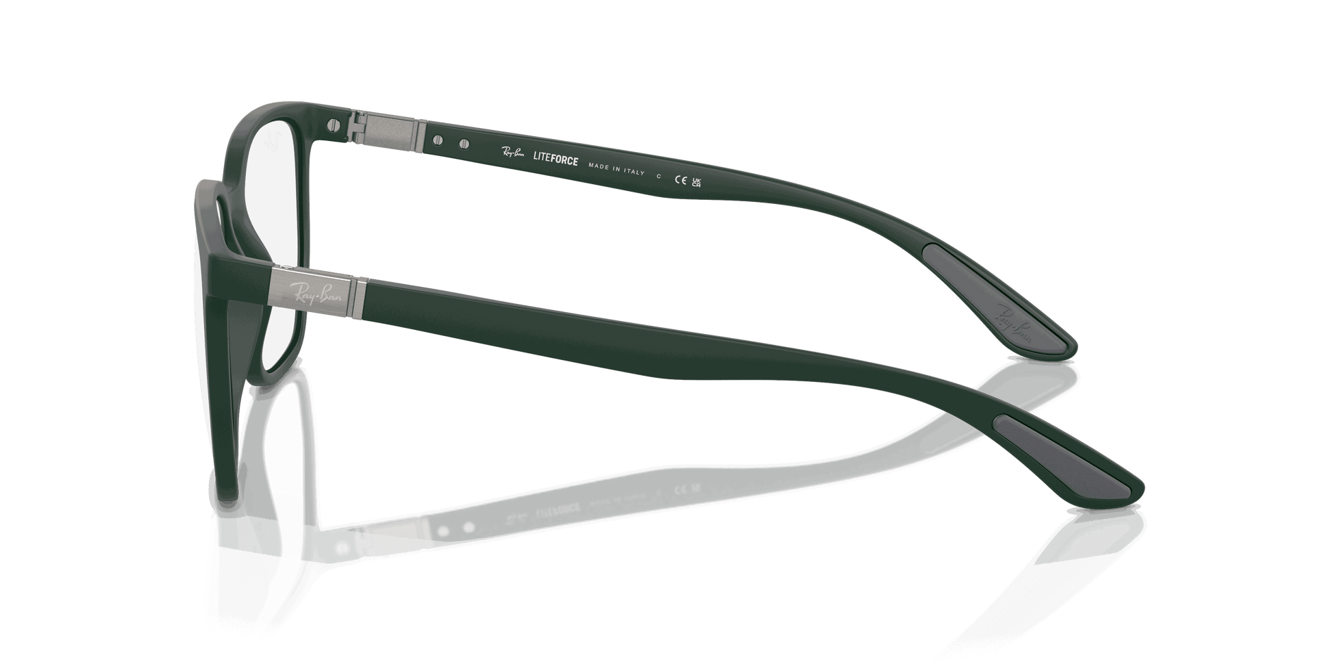 [Clear Lenses, Matte Sand Green Frame]