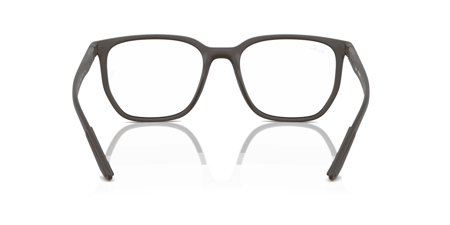 [Clear Lenses, Matte Sand Brown Frame]