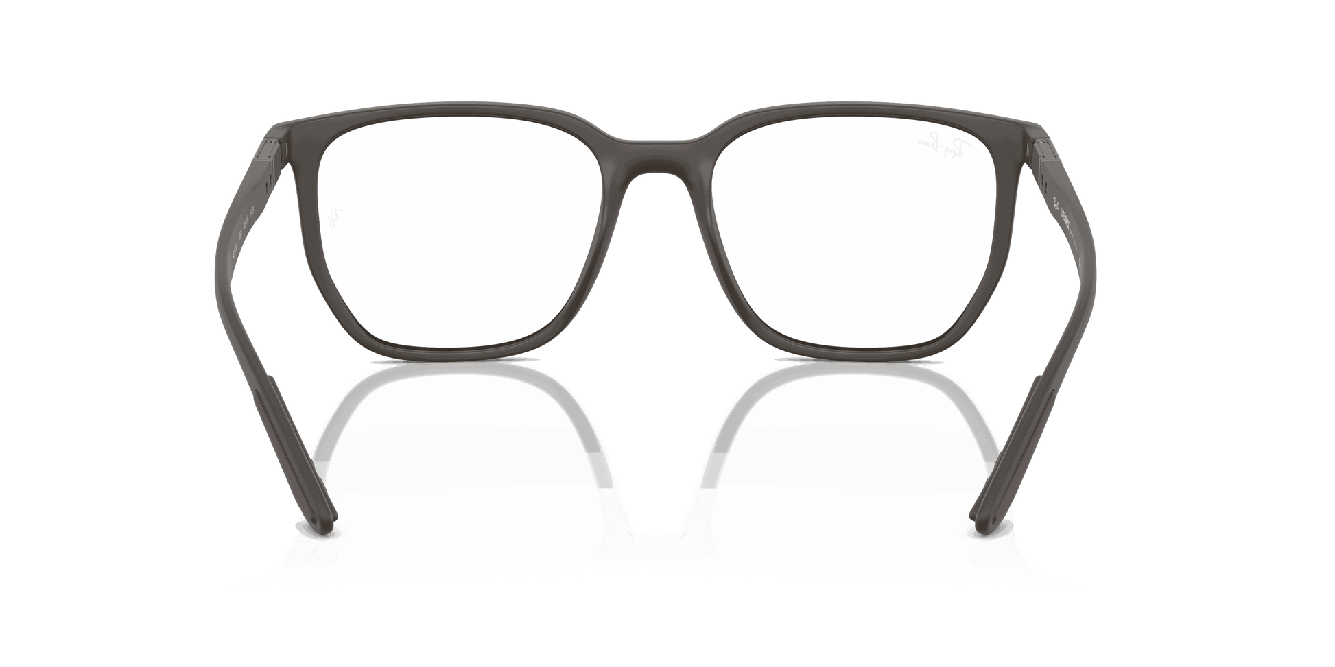 [Clear Lenses, Matte Sand Brown Frame]