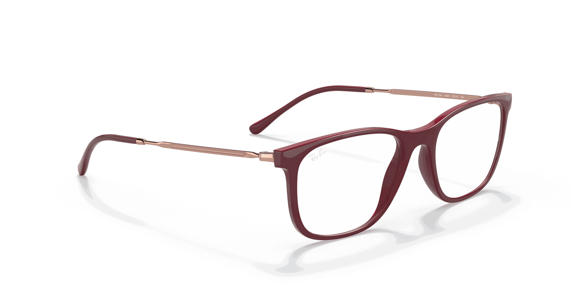 [Clear Lenses, Polished Red Cherry Frame]