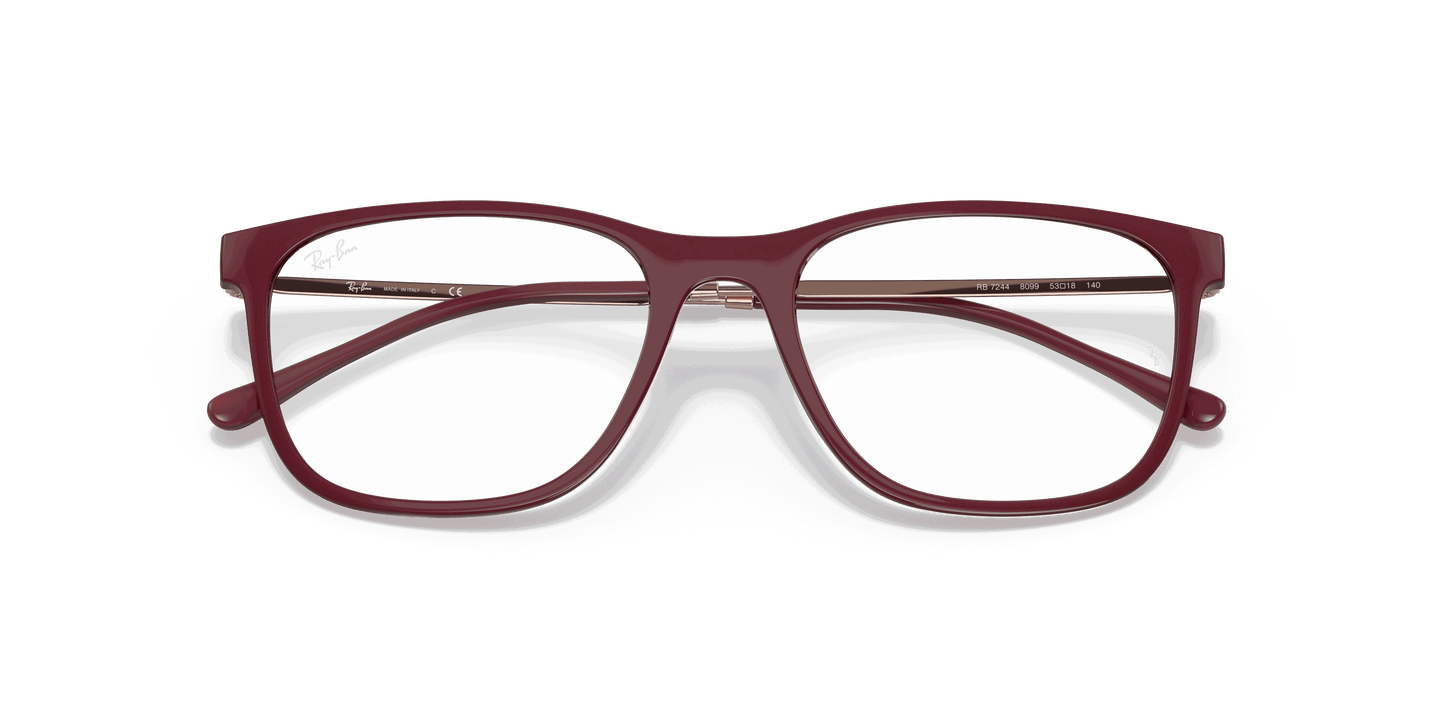 [Clear Lenses, Polished Red Cherry Frame]