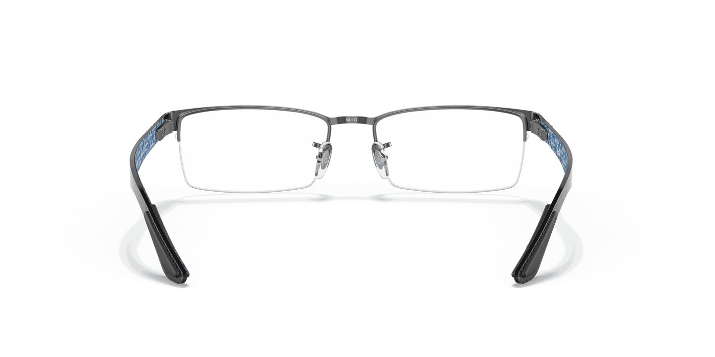 [Clear Lenses, Polished Gunmetal Frame]