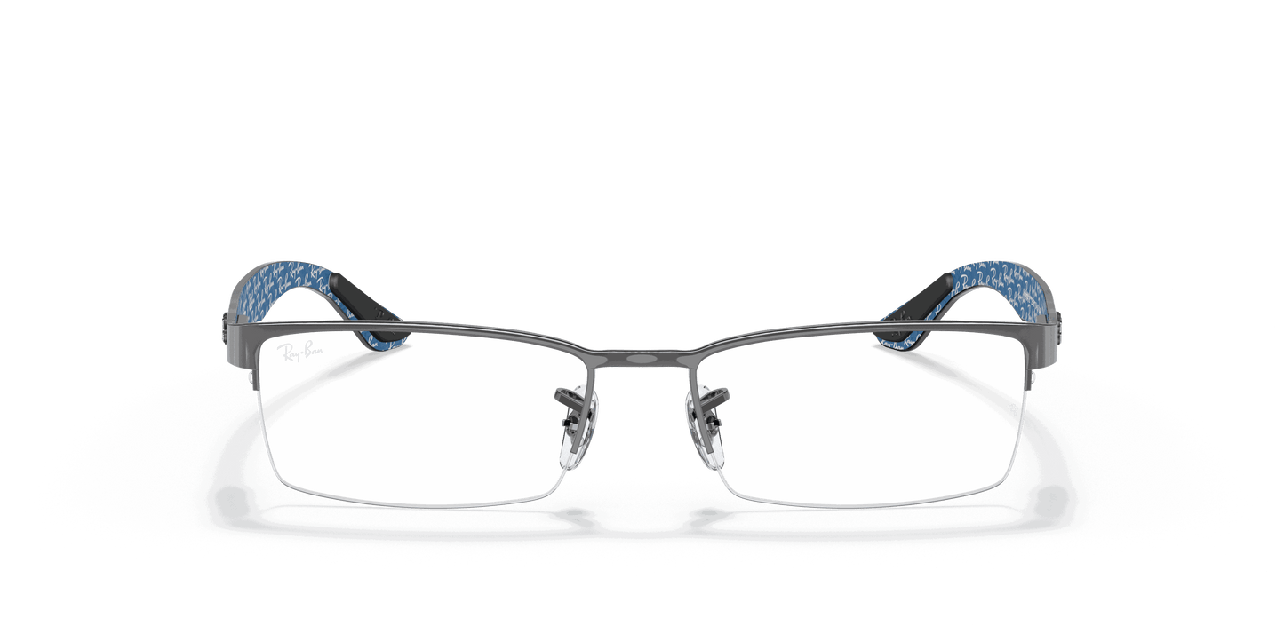[Clear Lenses, Polished Gunmetal Frame]