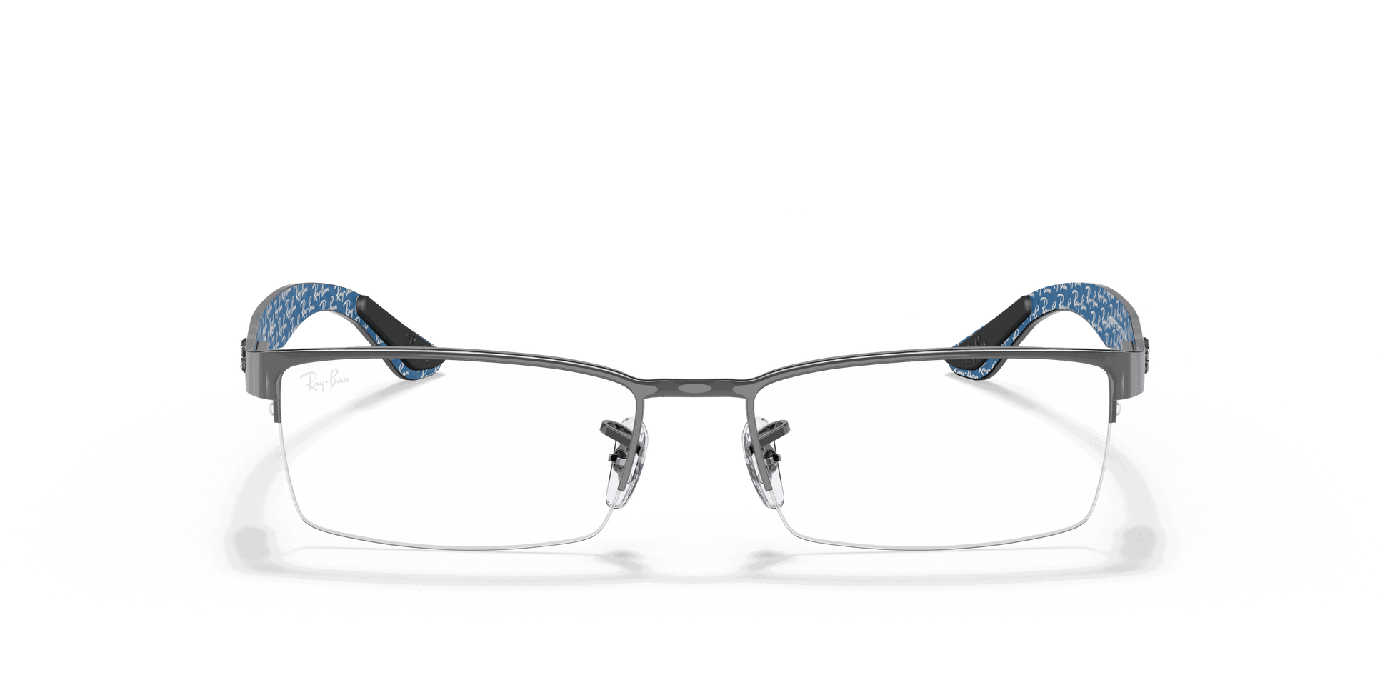 [Clear Lenses, Polished Gunmetal Frame]