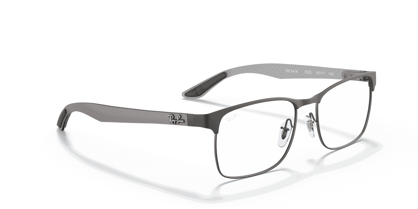 [Clear Lenses, Matte Gunmetal Frame]