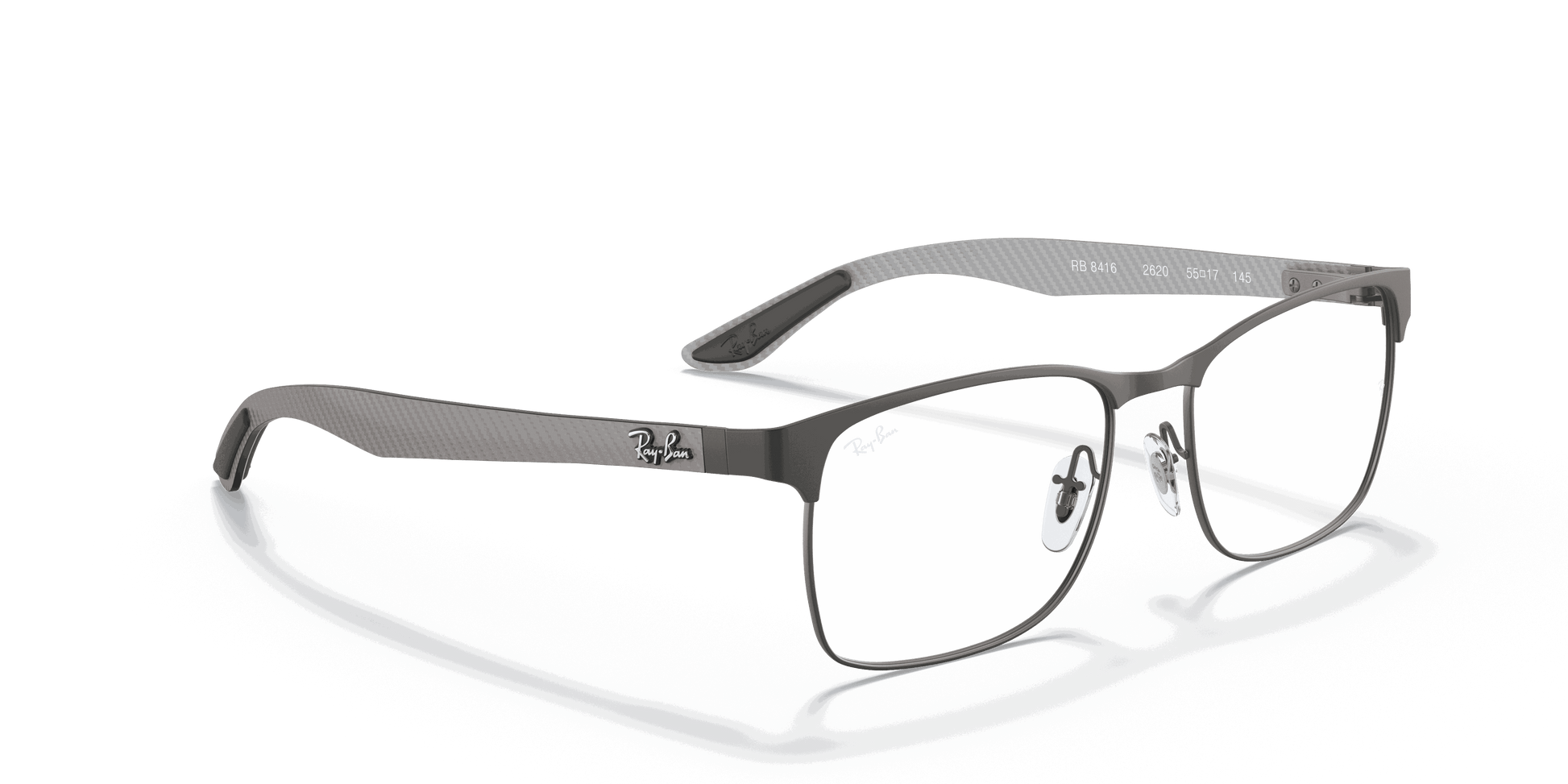 [Clear Lenses, Matte Gunmetal Frame]