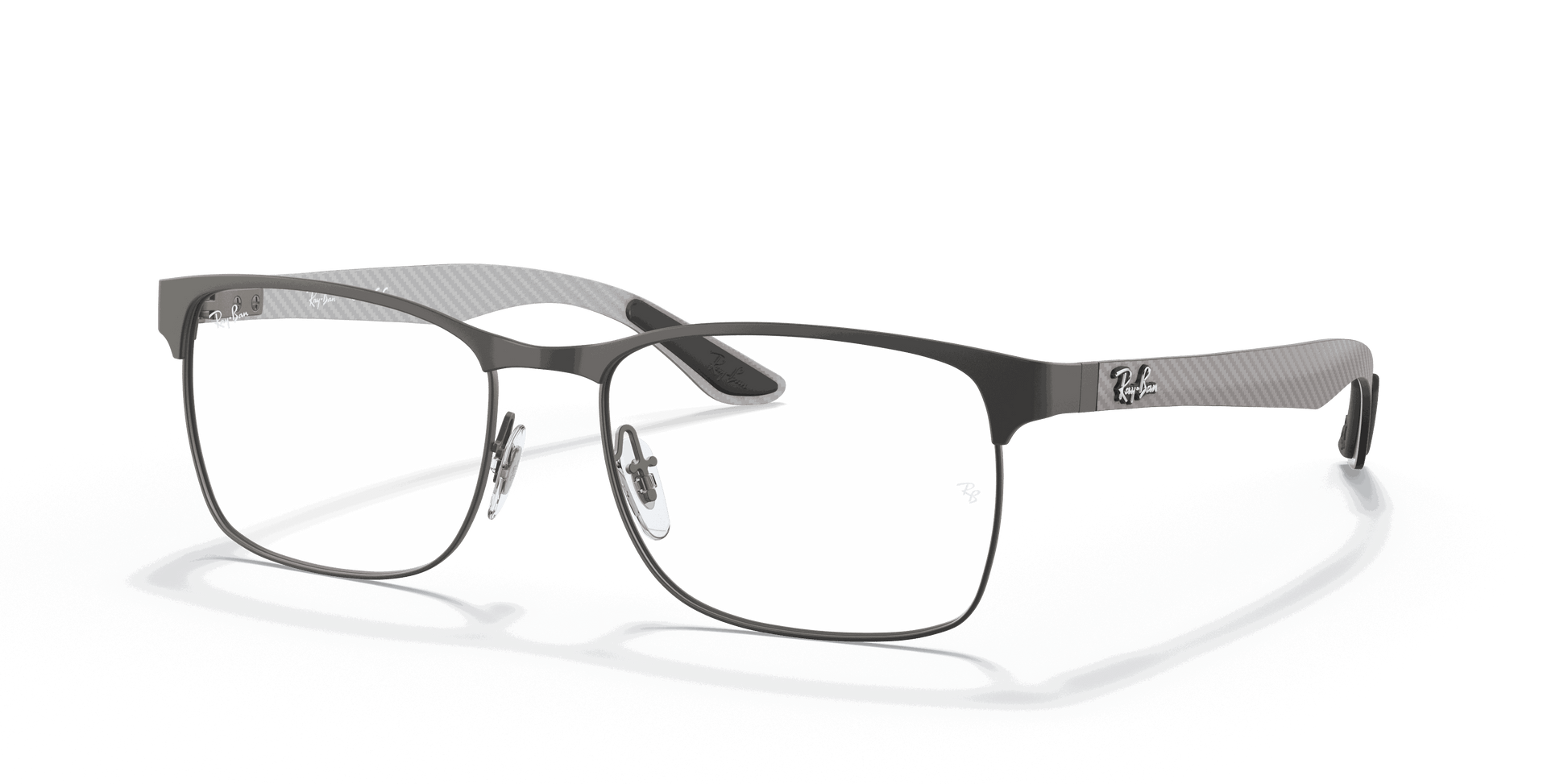 [Clear Lenses, Matte Gunmetal Frame]