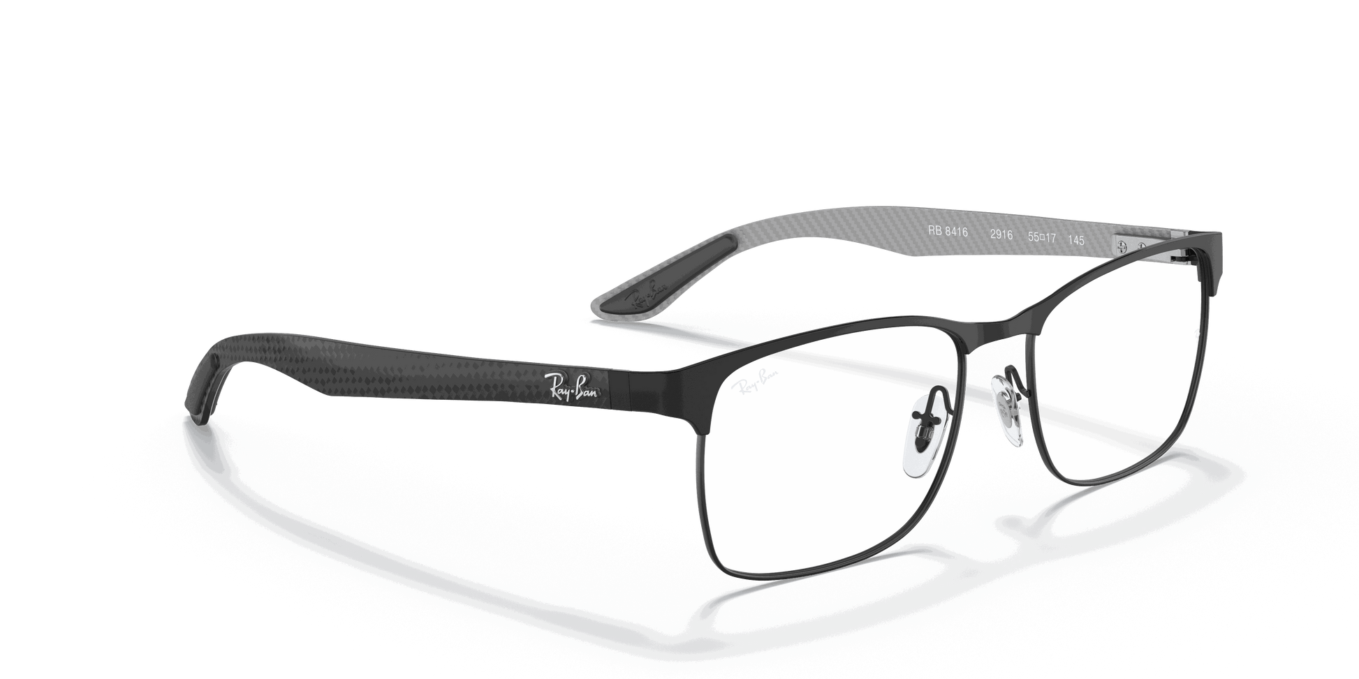 [Clear Lenses, Matte Black On Gunmetal Frame]