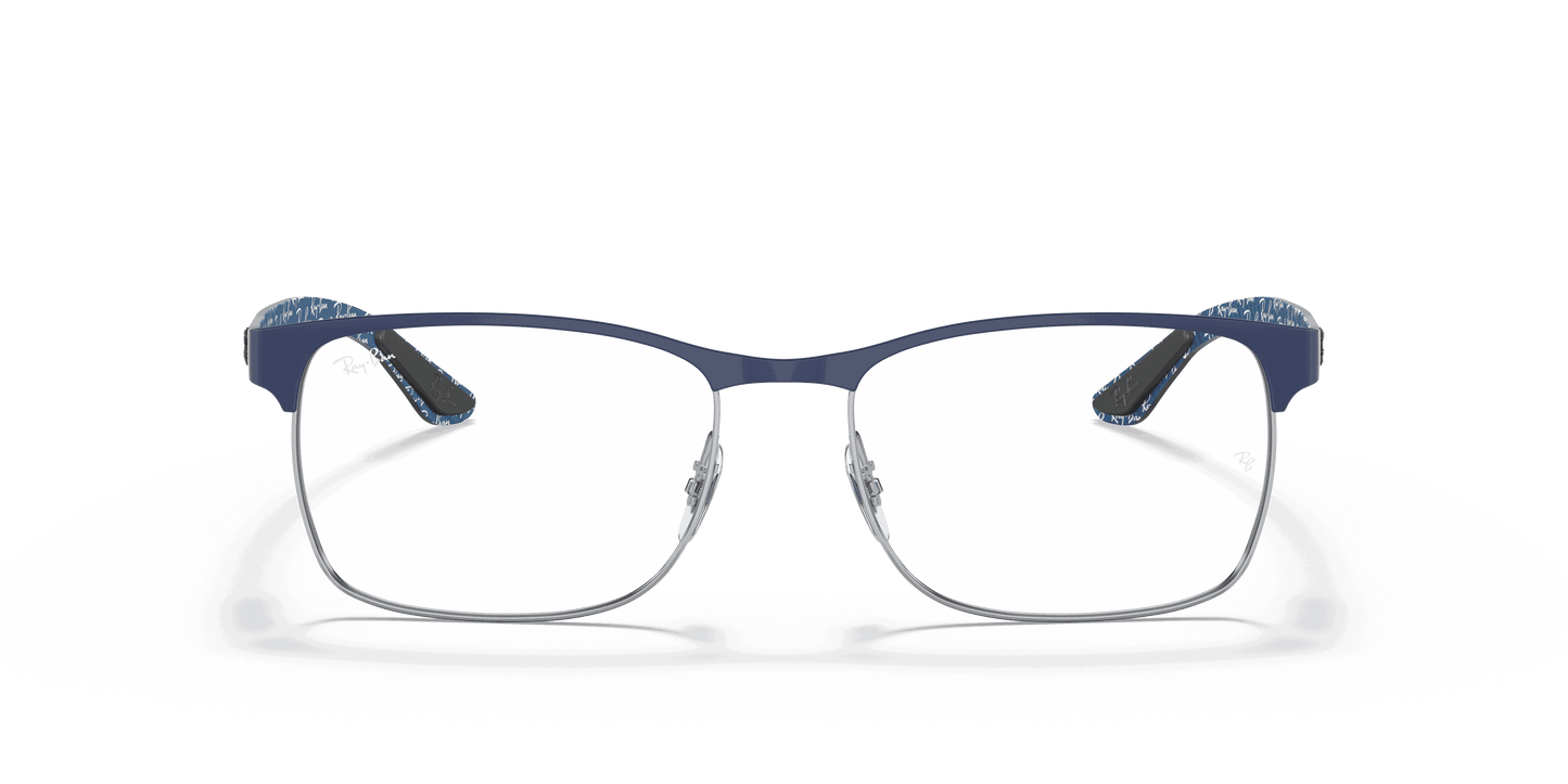 [Clear Lenses, Matte Blue Frame]