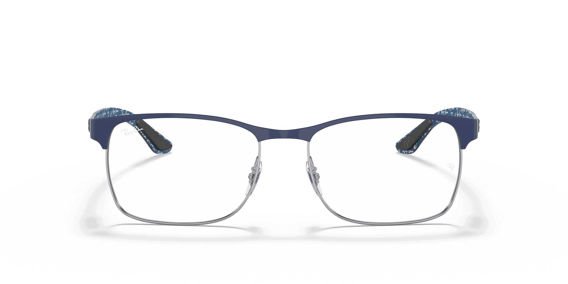 [Clear Lenses, Matte Blue Frame]