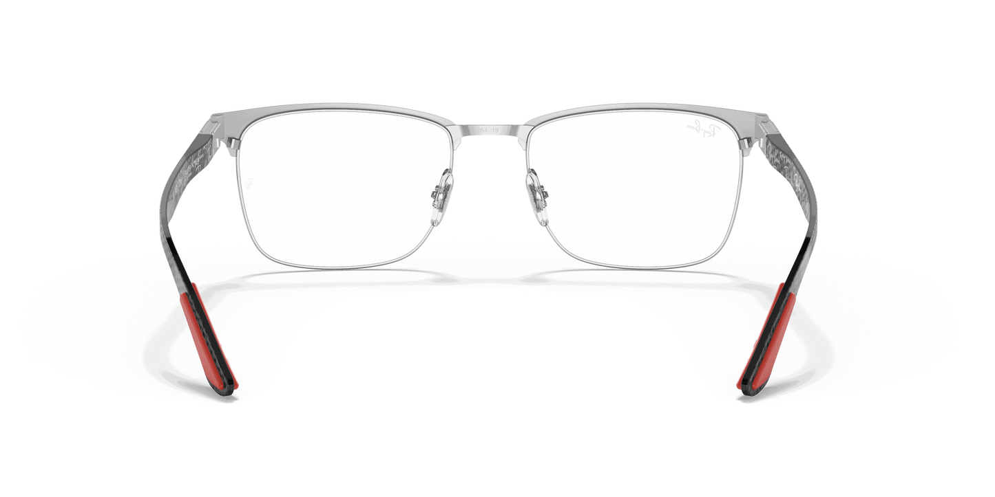 [Clear Lenses, Polished Black On Silver Frame]