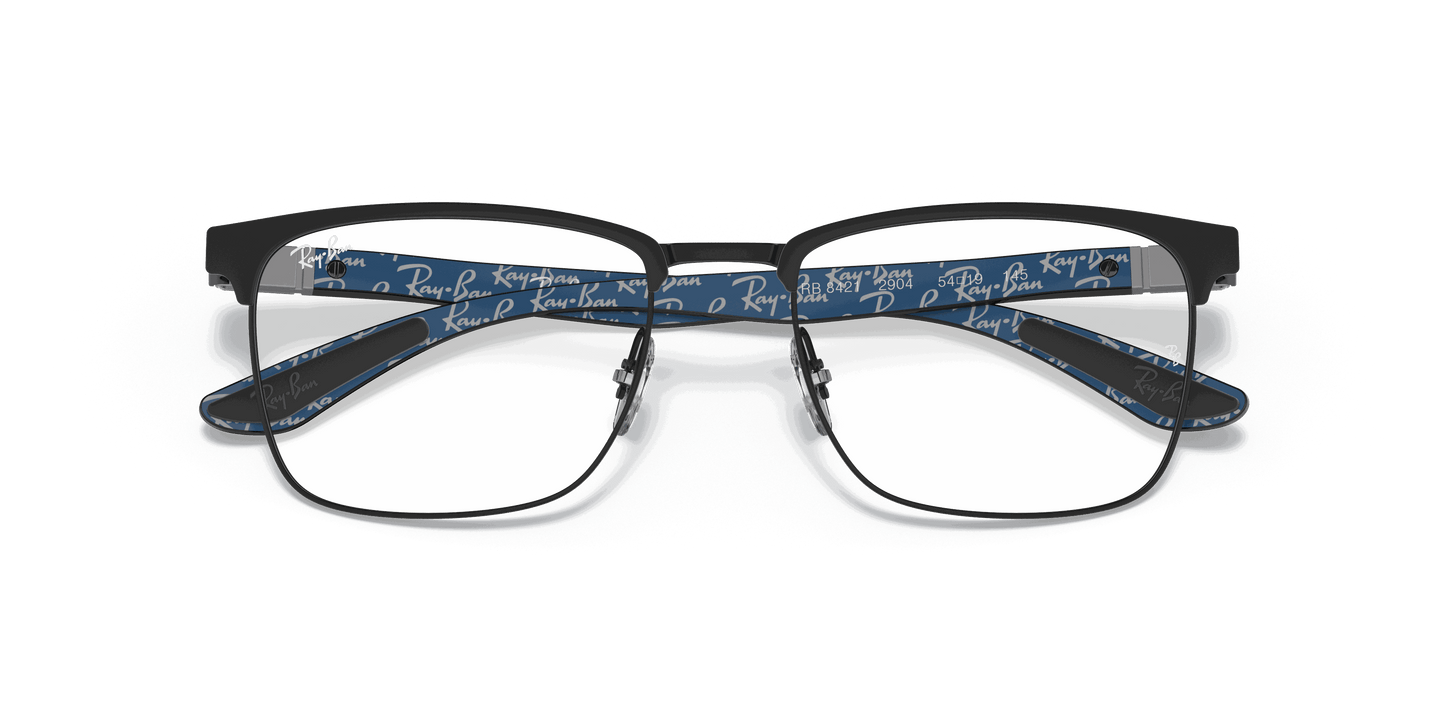 [Clear Lenses, Polished Black Frame]