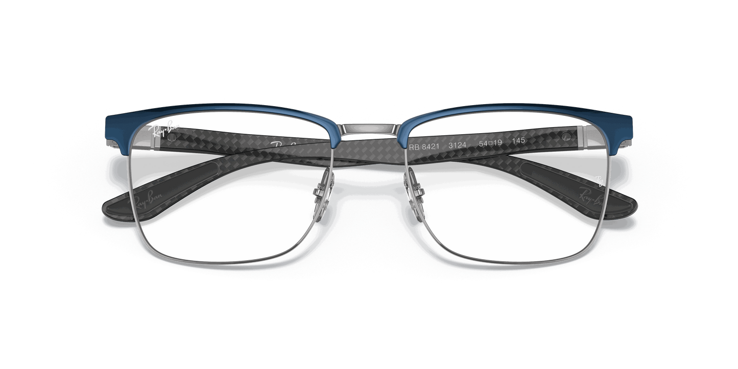 [Clear Lenses, Polished Blue On Gunmetal Frame]