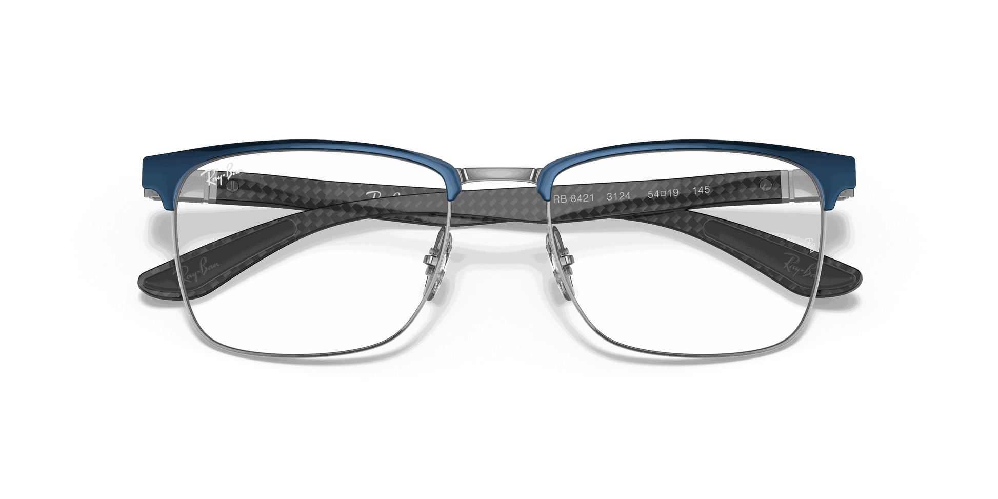 [Clear Lenses, Polished Blue On Gunmetal Frame]