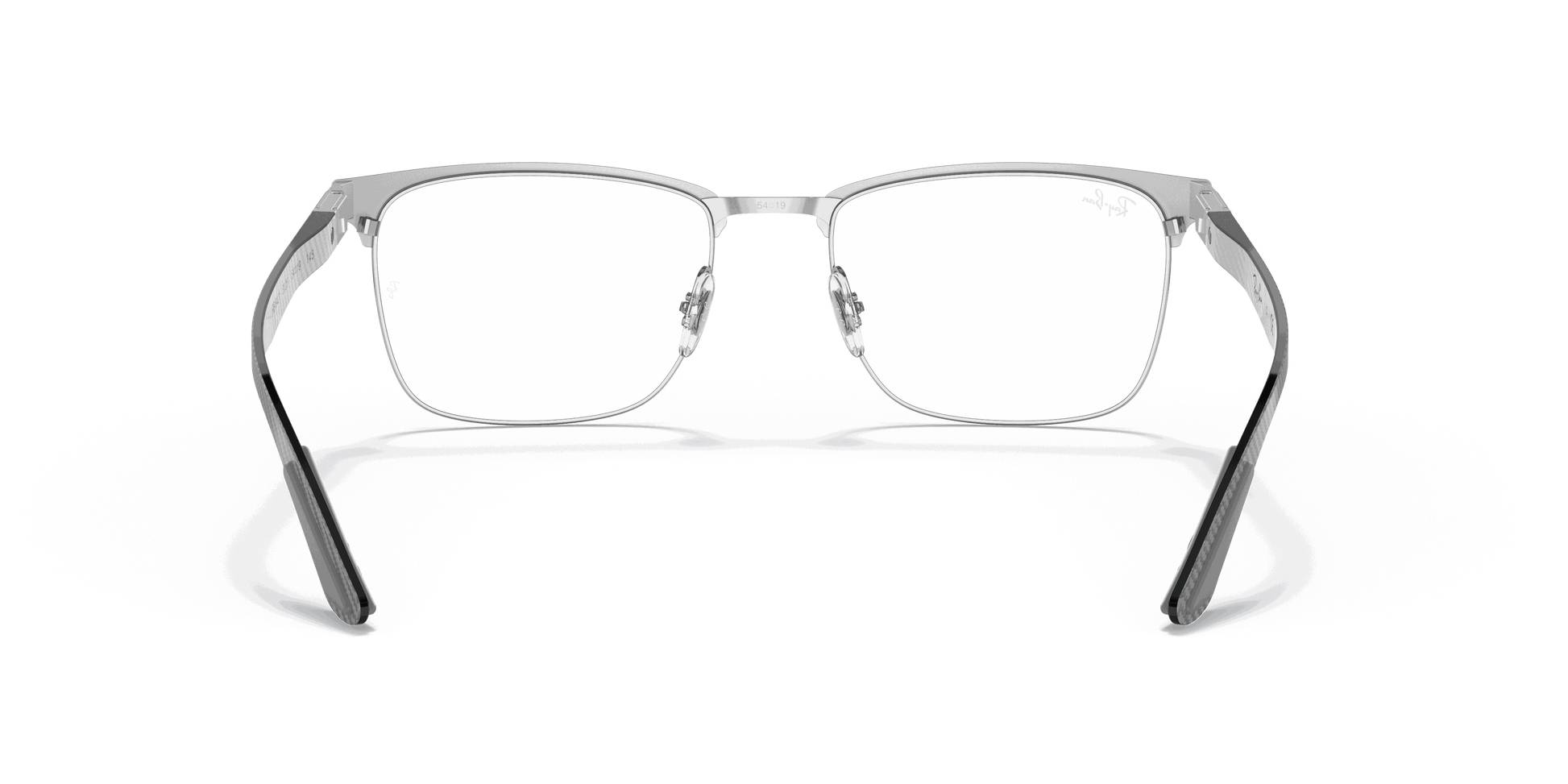 [Clear Lenses, Polished Grey On Silver Frame]