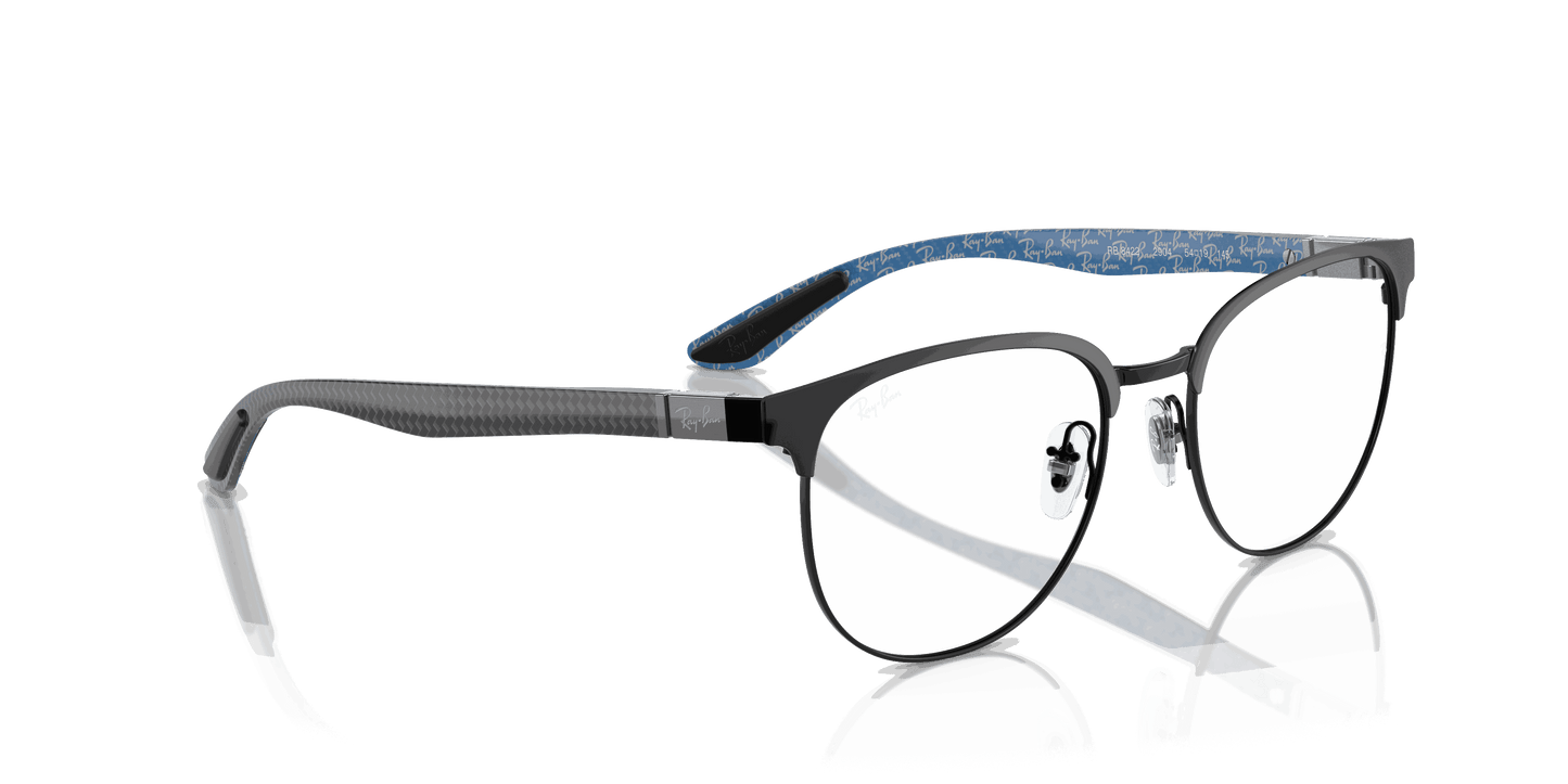 [Clear Lenses, Polished Black Frame]