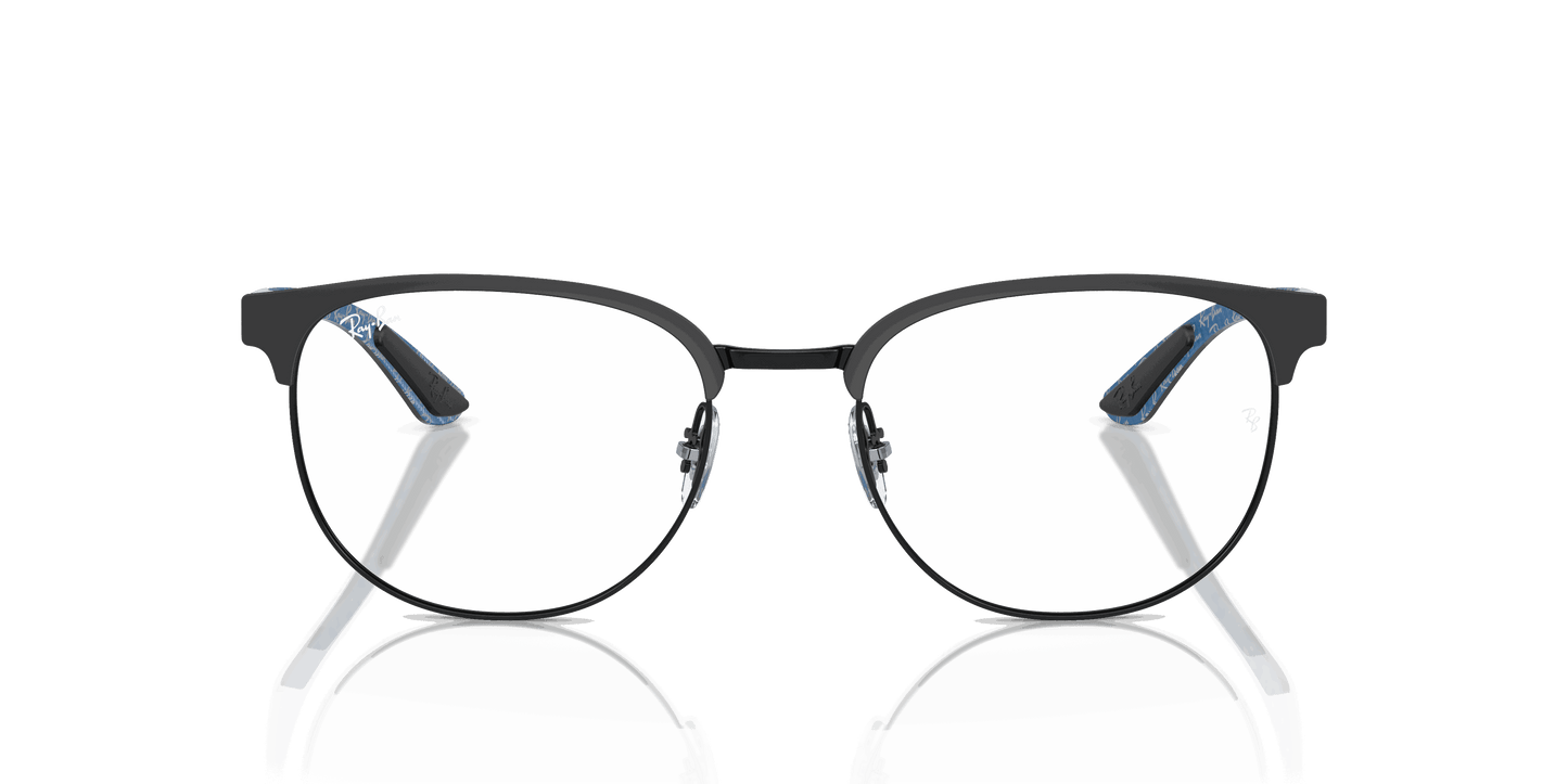 [Clear Lenses, Polished Black Frame]