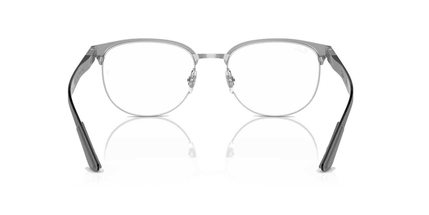 [Clear Lenses, Polished Grey On Silver Frame]