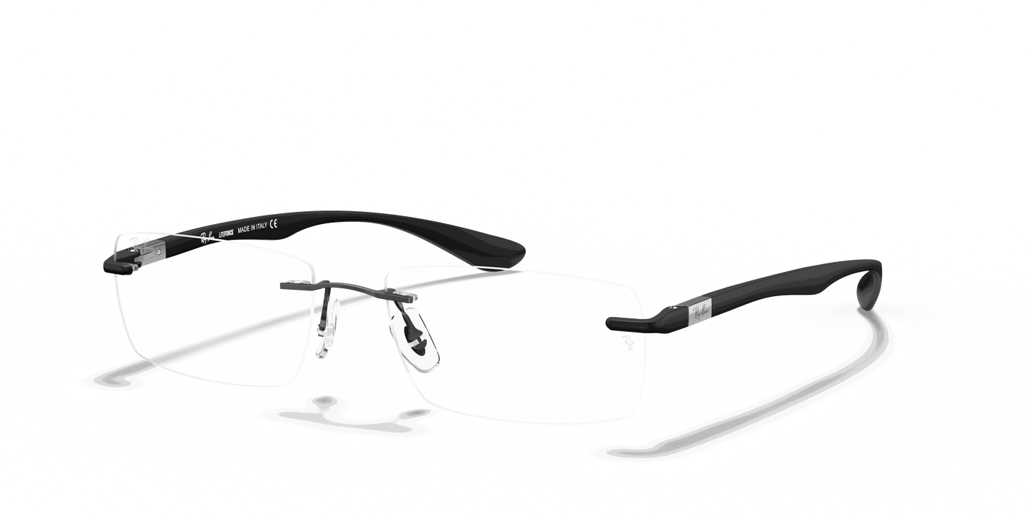 [Clear Lenses, Matte Gunmetal Frame]