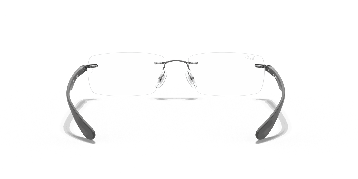 [Clear Lenses, Polished Gunmetal Frame]