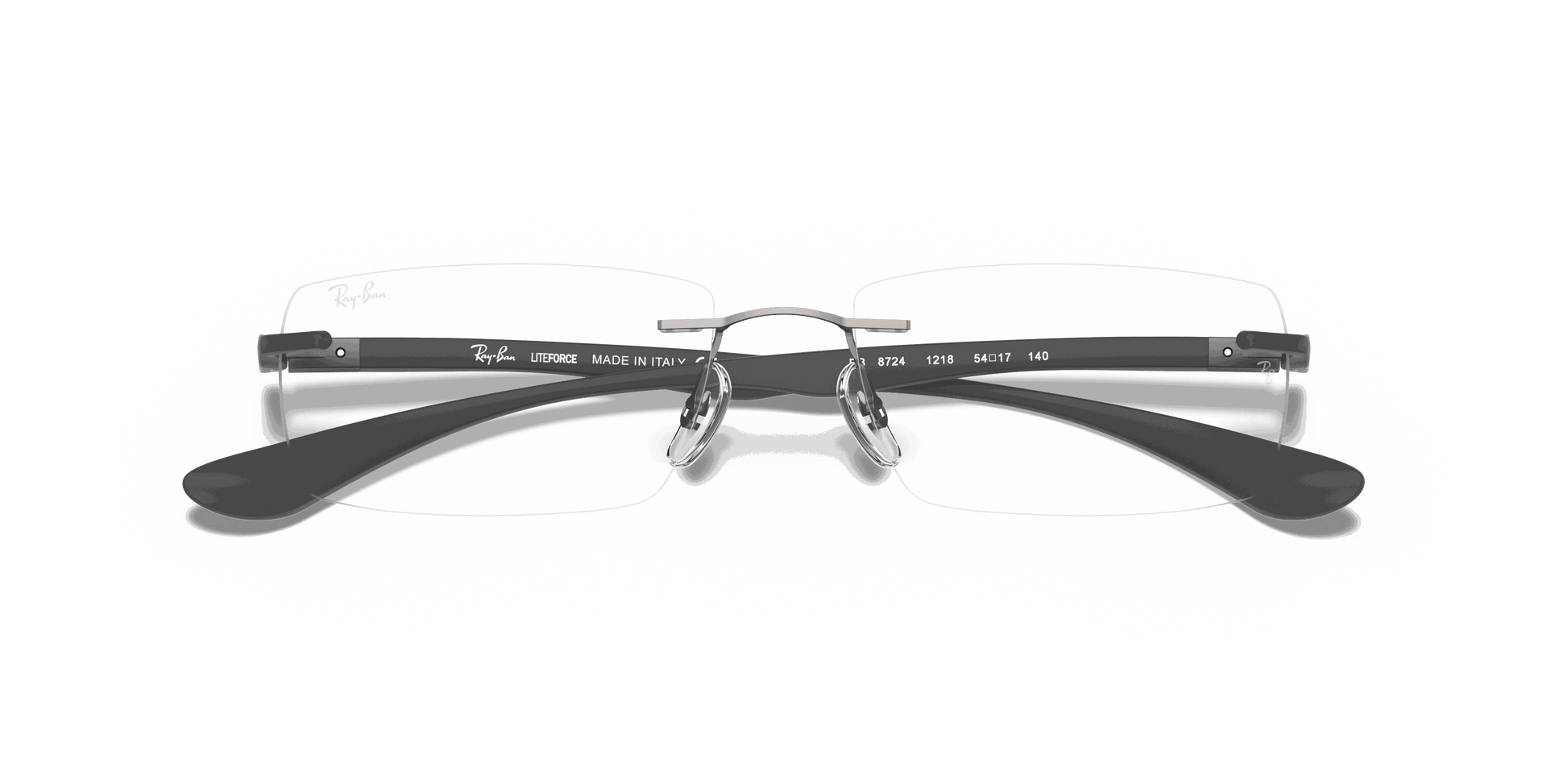 [Clear Lenses, Polished Gunmetal Frame]