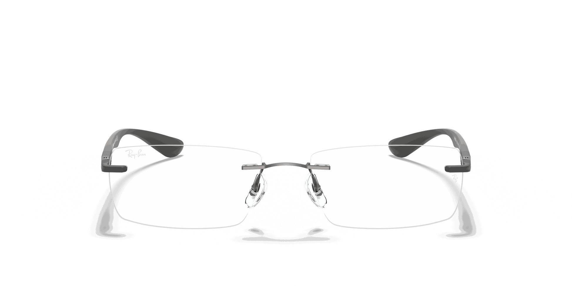 [Clear Lenses, Polished Gunmetal Frame]