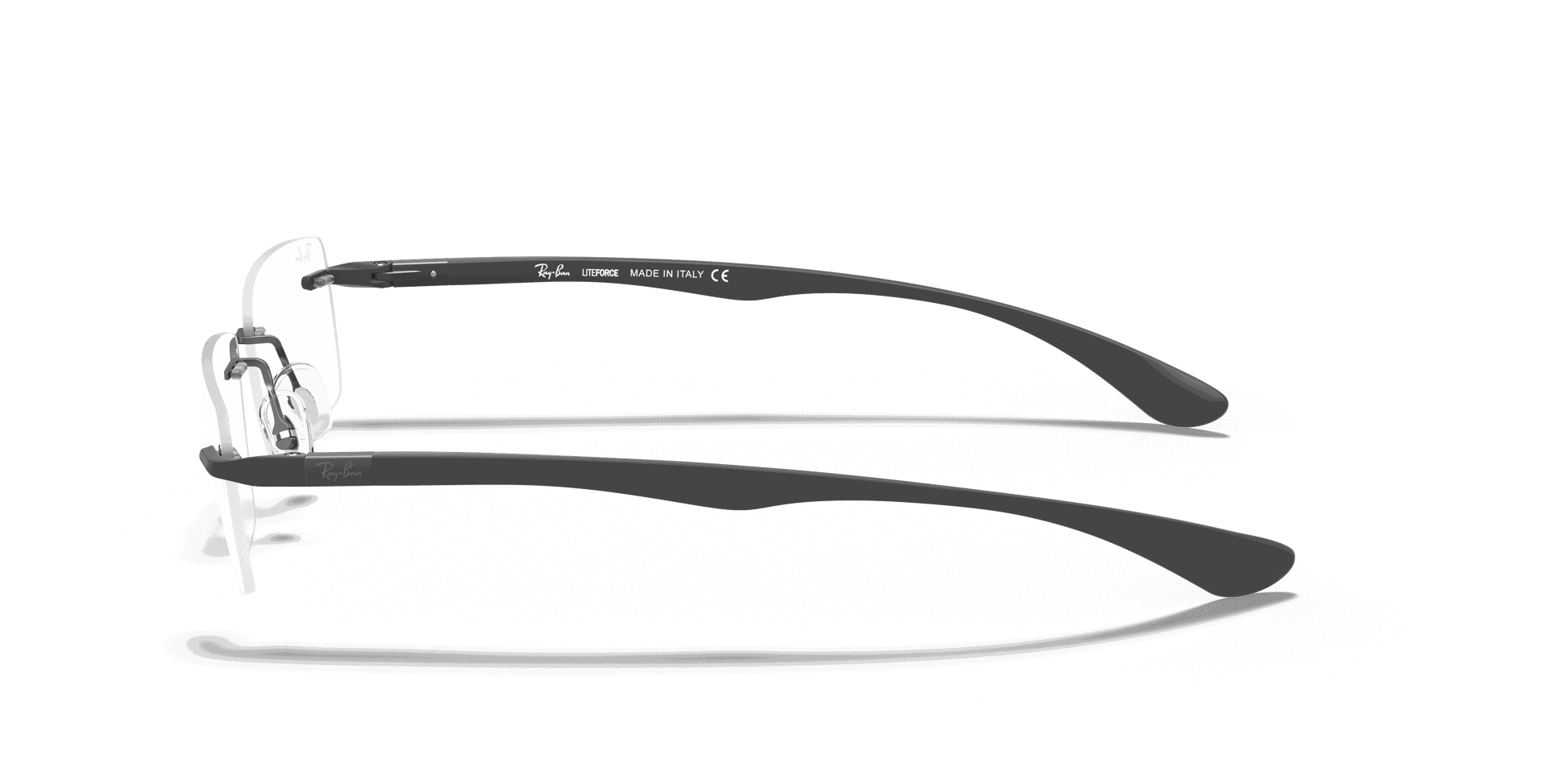 [Clear Lenses, Polished Gunmetal Frame]