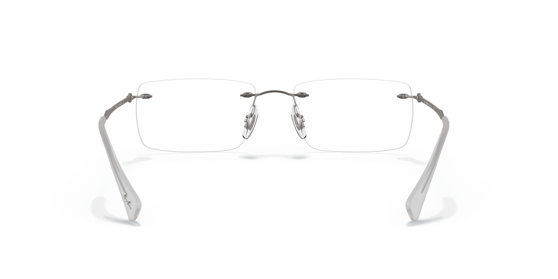 [Clear Lenses, Polished Gunmetal Frame]