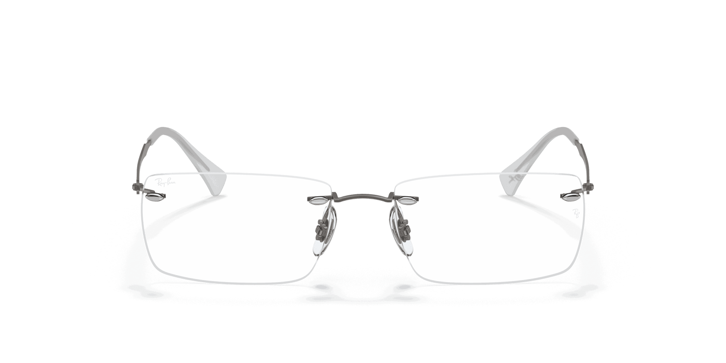 [Clear Lenses, Polished Gunmetal Frame]