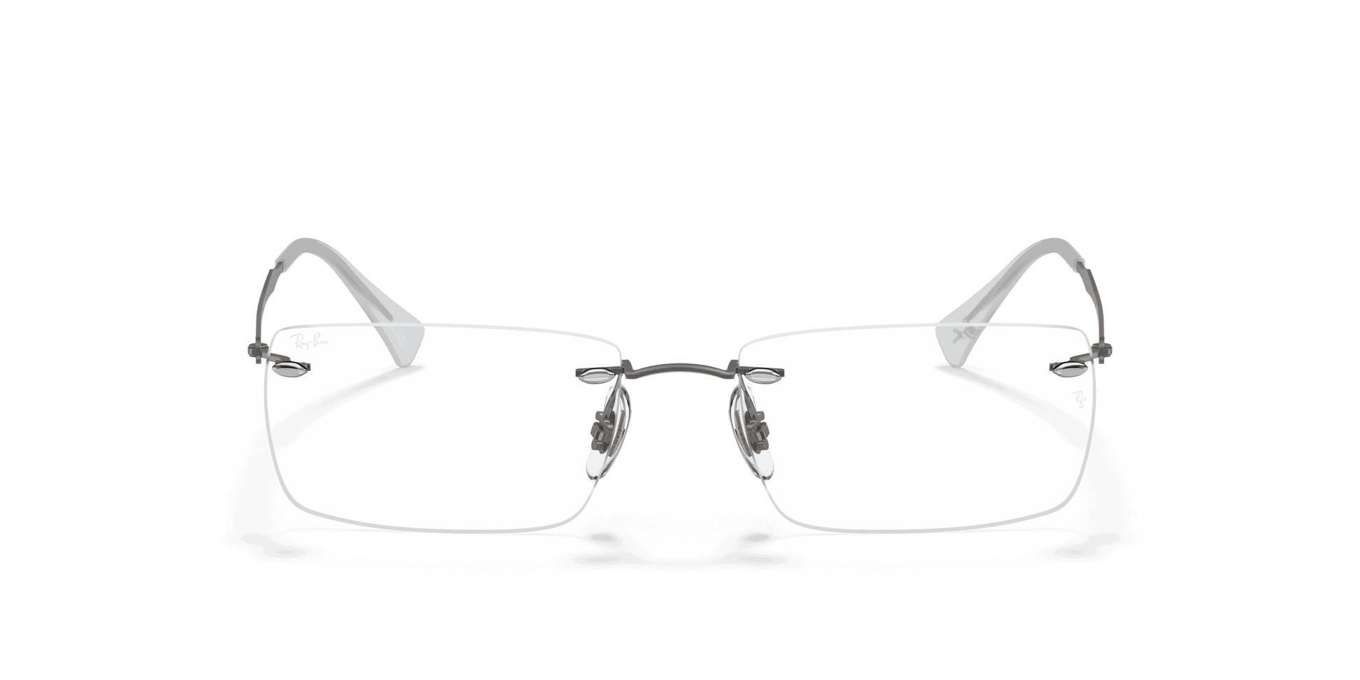 [Clear Lenses, Polished Gunmetal Frame]