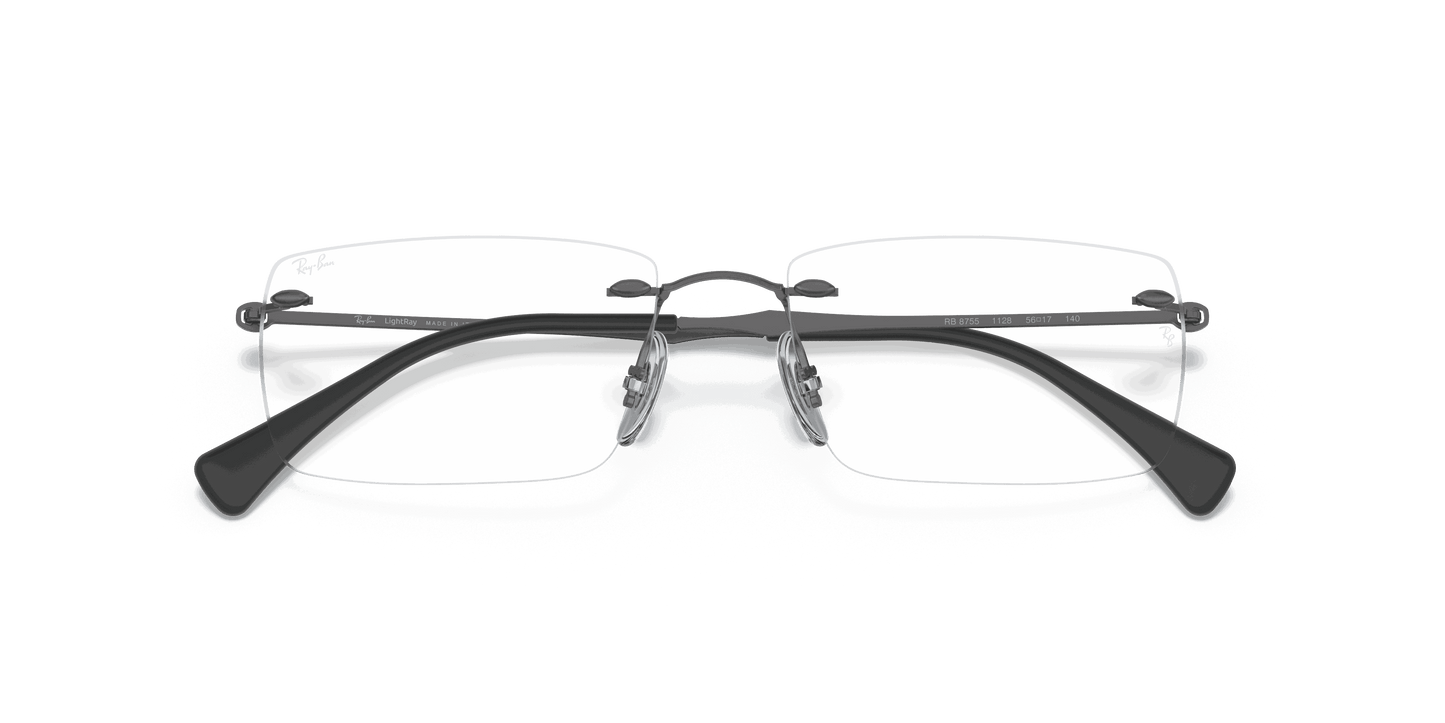 [Clear Lenses, Matte Gunmetal Frame]