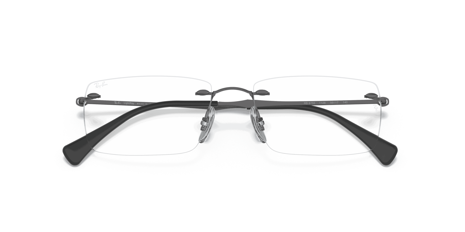 [Clear Lenses, Matte Gunmetal Frame]