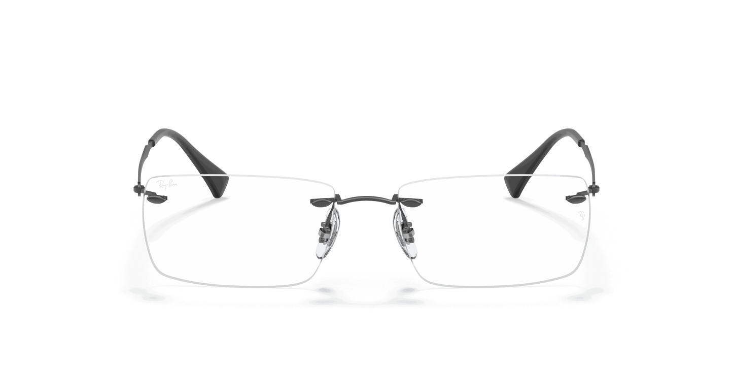 [Clear Lenses, Matte Gunmetal Frame]