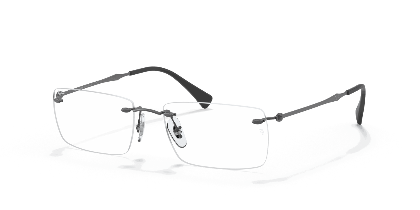 [Clear Lenses, Matte Gunmetal Frame]