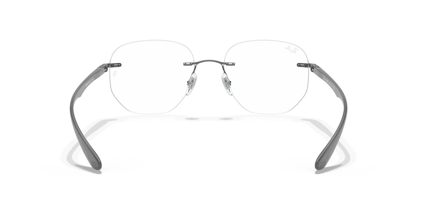 [Clear Lenses, Polished Gunmetal Frame]
