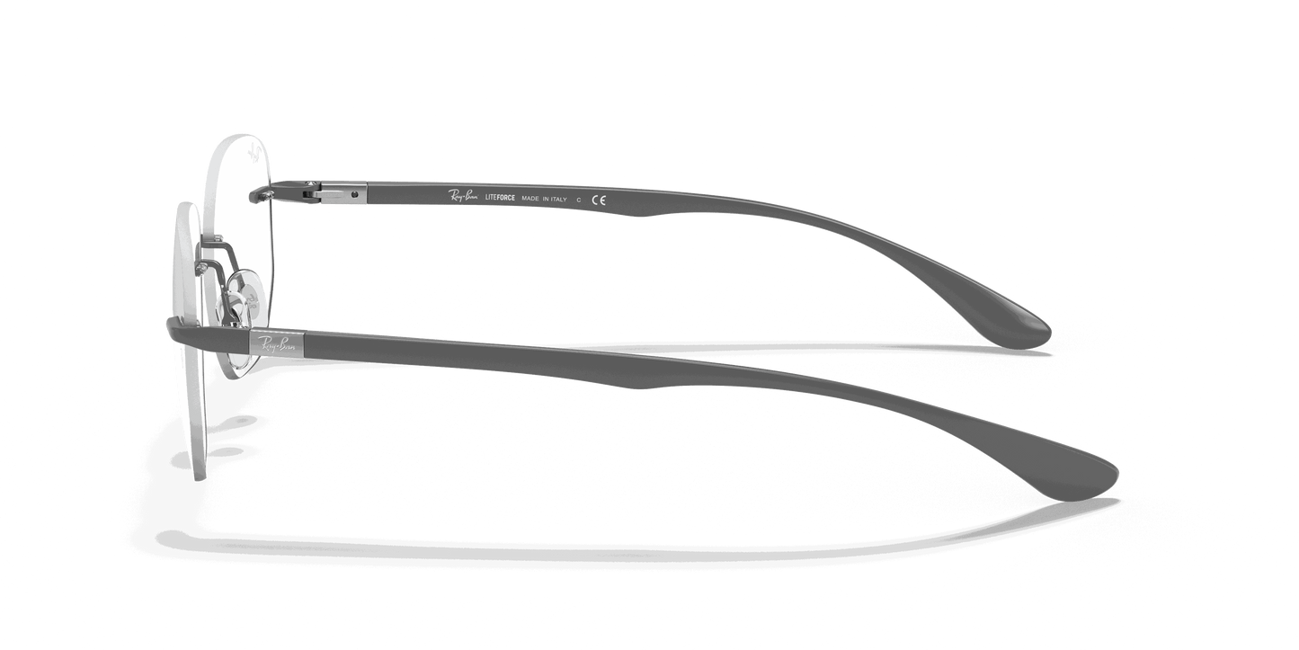 [Clear Lenses, Polished Gunmetal Frame]