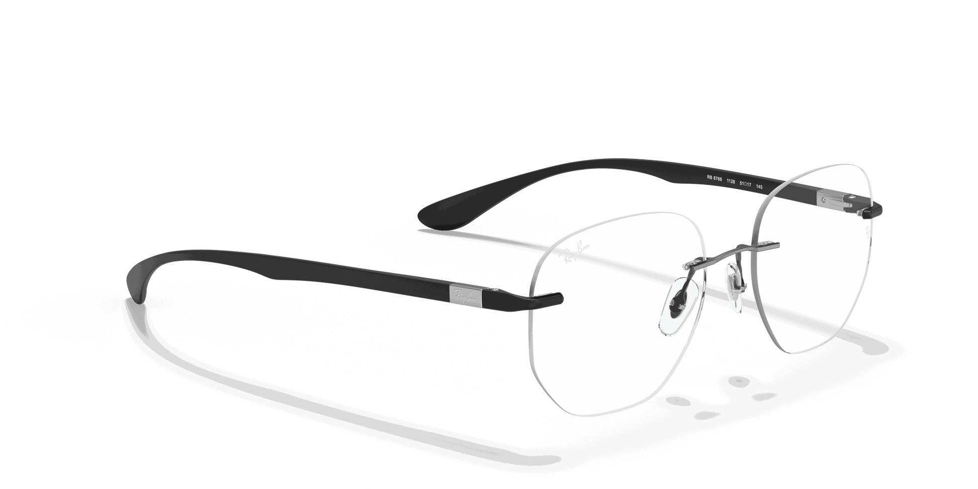 [Clear Lenses, Matte Gunmetal Frame]
