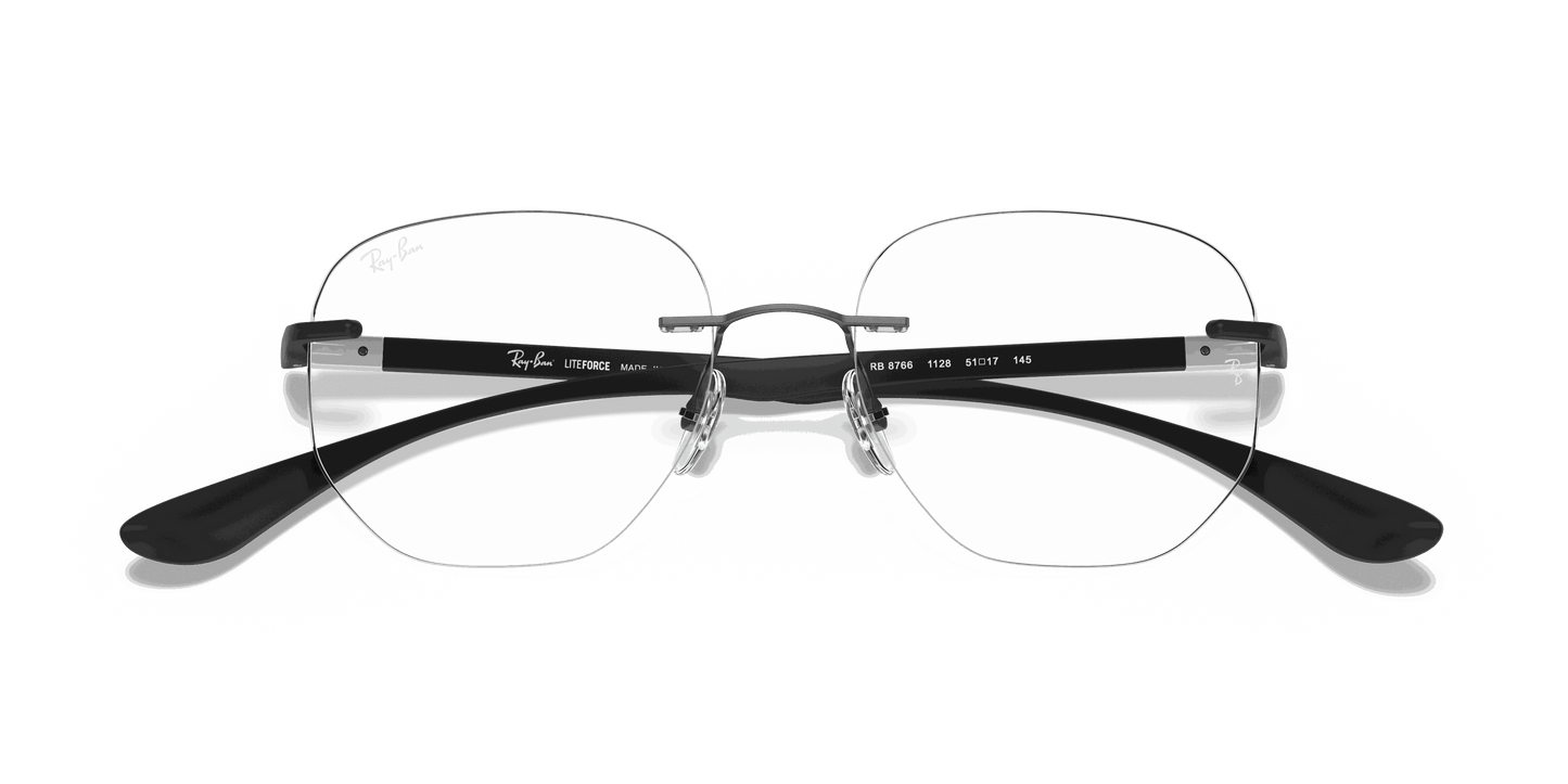 [Clear Lenses, Matte Gunmetal Frame]