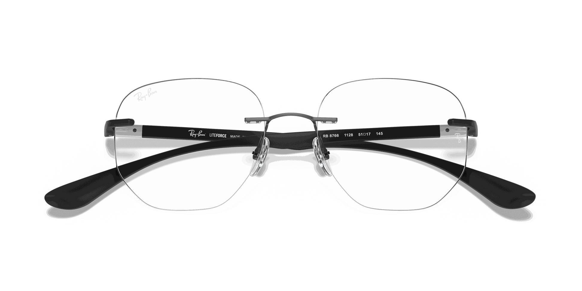 [Clear Lenses, Matte Gunmetal Frame]