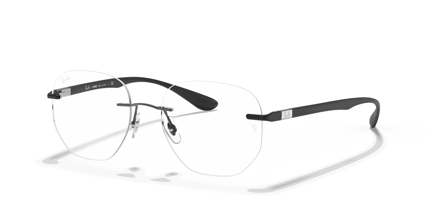 [Clear Lenses, Matte Gunmetal Frame]