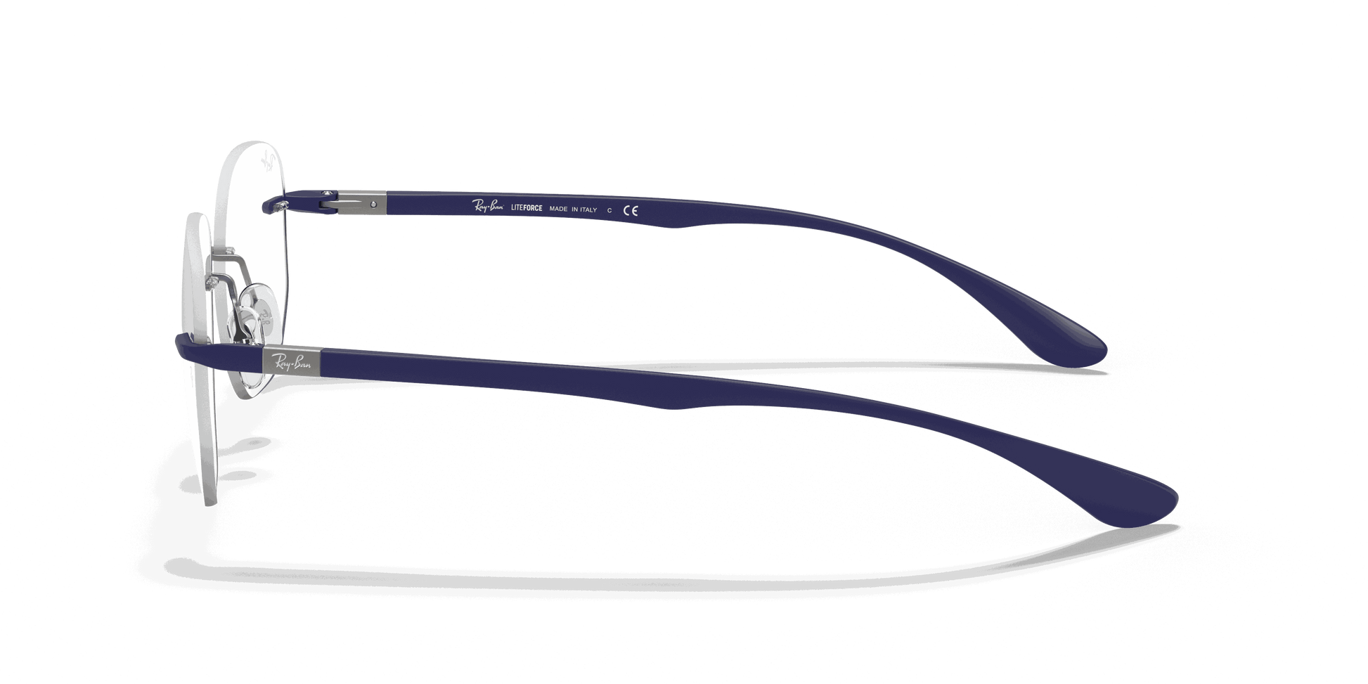 [Clear Lenses, Polished Silver Frame]