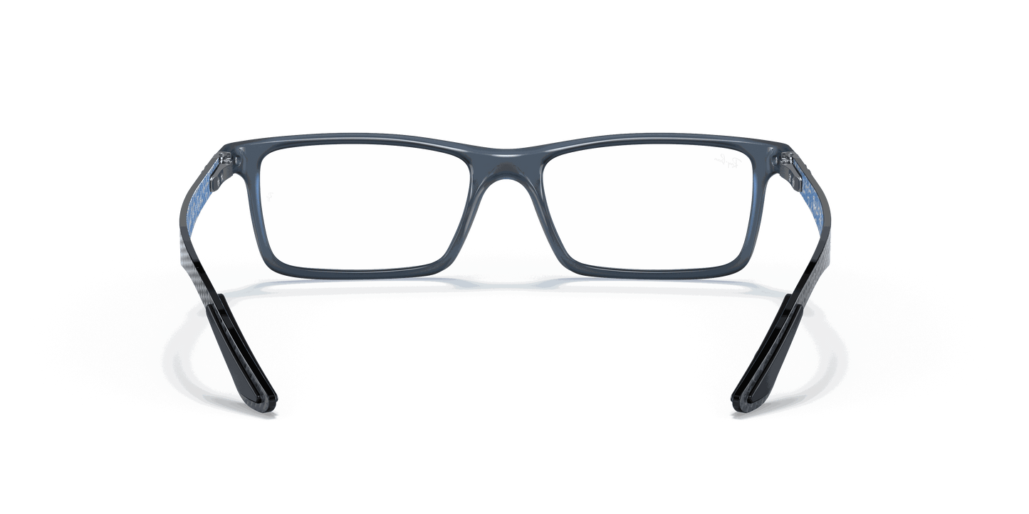 [Clear Lenses, Matte Blue Frame]