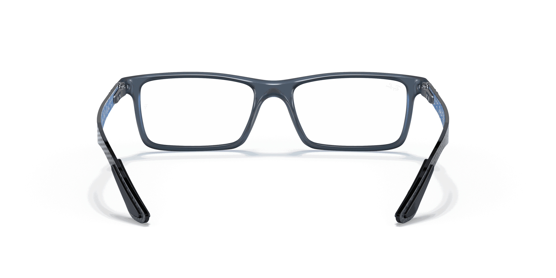 [Clear Lenses, Matte Blue Frame]
