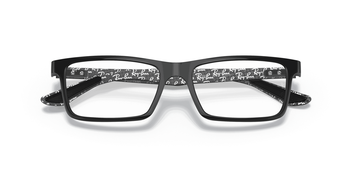[Clear Lenses, Matte Black Frame]