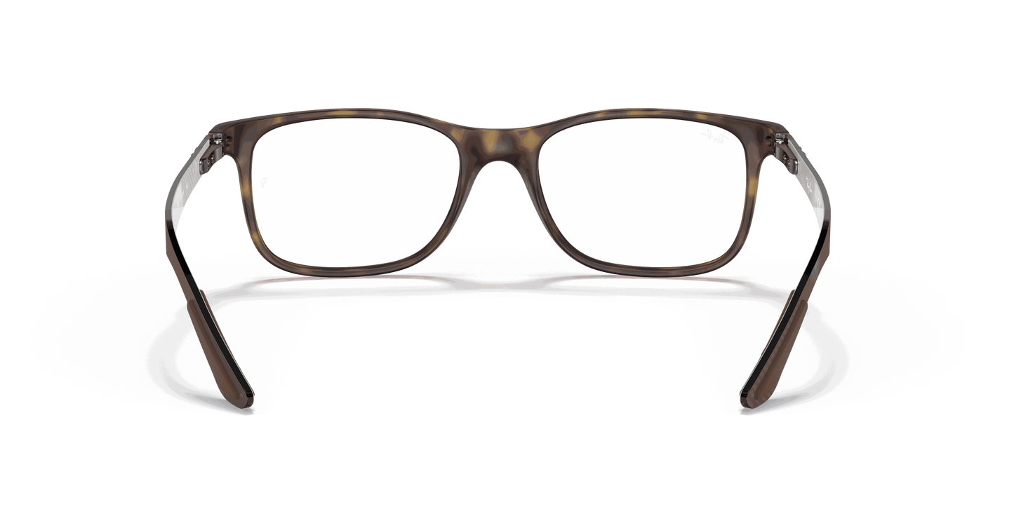 [Clear Lenses, Matte Havana Frame]