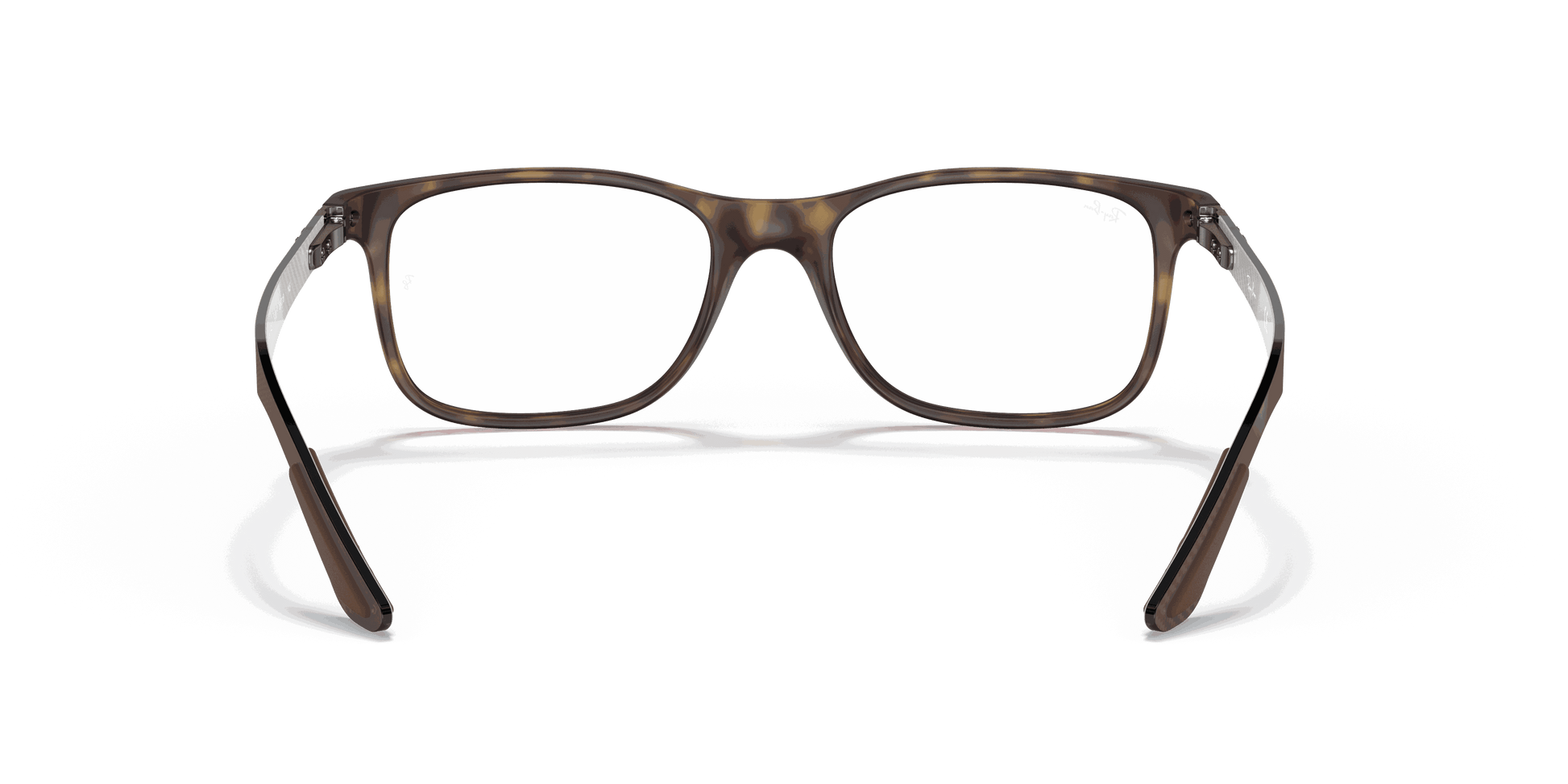 [Clear Lenses, Matte Havana Frame]