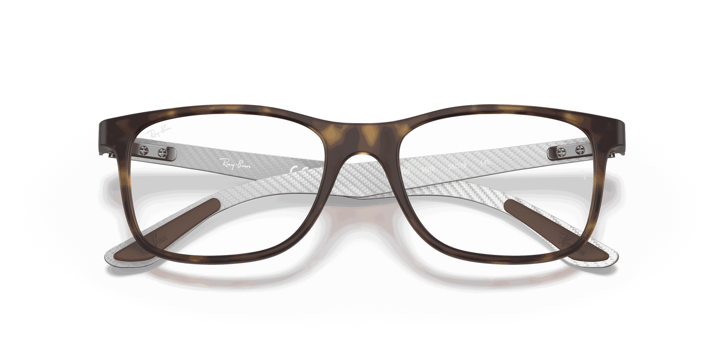 [Clear Lenses, Matte Havana Frame]