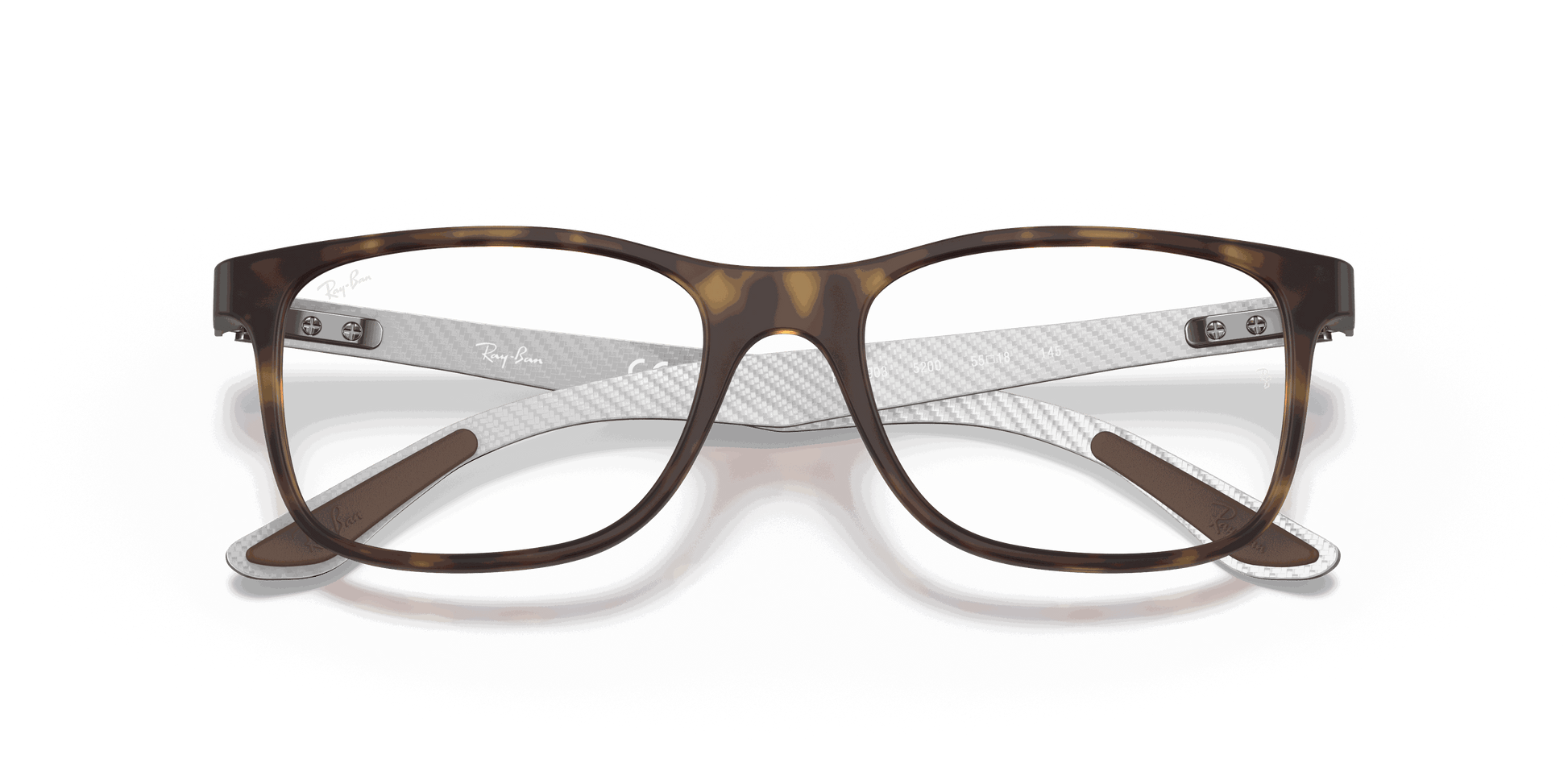 [Clear Lenses, Matte Havana Frame]