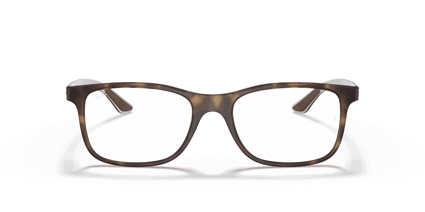 [Clear Lenses, Matte Havana Frame]