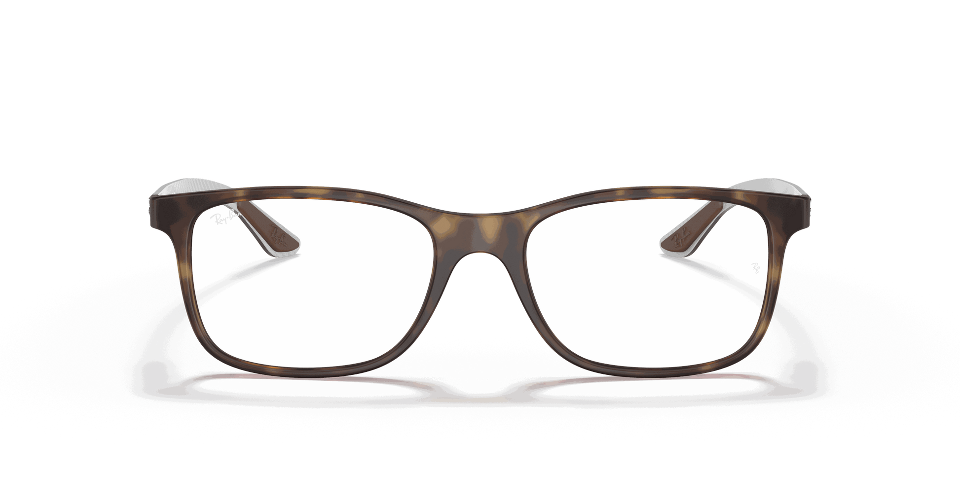 [Clear Lenses, Matte Havana Frame]